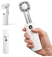 Portable Mini Handheld Fan with Light, 6 Speeds & 100-Level Infinite Adjustment, Rechargeable Sma...