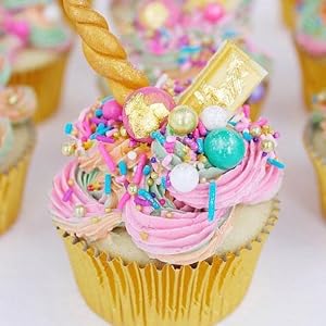 pack of 160 count standard gold foil cupcake liners baking cups