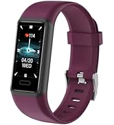 Fitness Tracker, Cloudpoem Fitness Watches for Men Women with 24/7 Heart Rate Monitor Sleep Track...