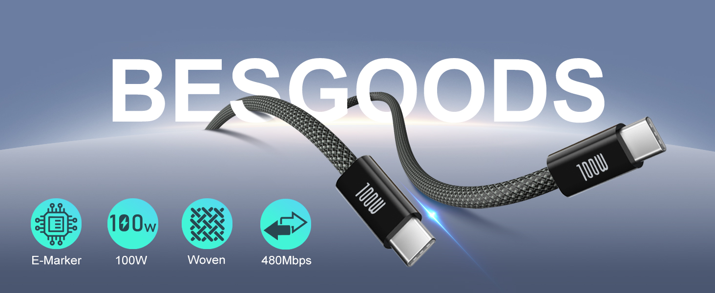 100w usb c cable