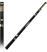 OX Pro 53"-96" Speedframe Measuring Extendable Level with Twin-Rail Extension - Integrated Scale ...