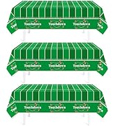 Childom Football Party Decorations,3 Pack Football Tablecloth Disposable Plastic Tablecloth 54" X...
