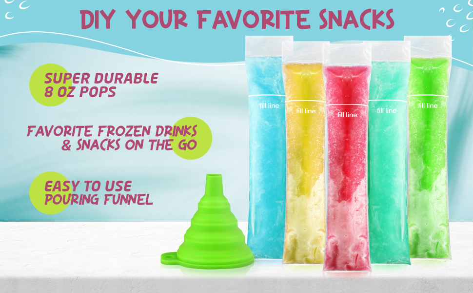 Free Freezer Tubes With Zip Seals