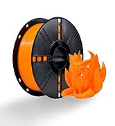 a 3d model of a orange and black cable