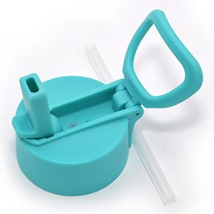 Small Metal Water Bottle for Kids with Straw Lid