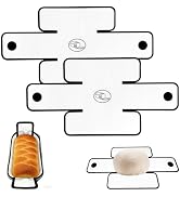 2 Pcs Reusable Silicone Bread Sling, Food-Grade Silicone Bread Loaf Pan Liners & Lifters with 4 H...