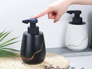 Lotion Soap Dispenser Smart Electric Auto Dish Plastic Soap Dispenser for Bathroom Kitchen Black