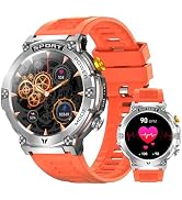 MOLOURK Military Smart Watch for Men 1,43" HD AMOLED Display(Answer/Make Call) 420mAh Battery Sma...