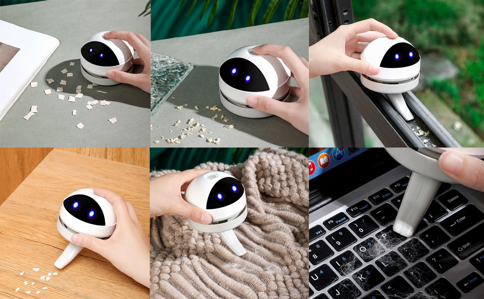 Mini desktop vacuum cleaner