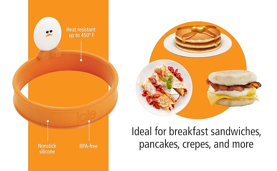 Ideal for breakfast sandwiches, pancakes, crepes, and more