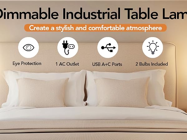 Industrial Table Lamp