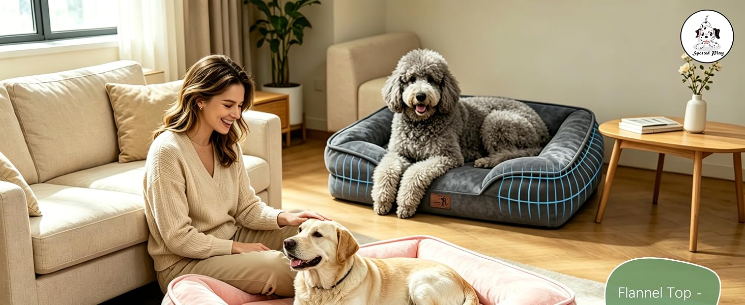 Spotted Play Dog Sofa Bed