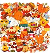 OHOME Fall Stickers | 100 PCS Thanksgiving Stickers for Kids - Vinyl Fall Games Toys Gifts Activi...