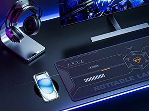 wireless charging desk mat