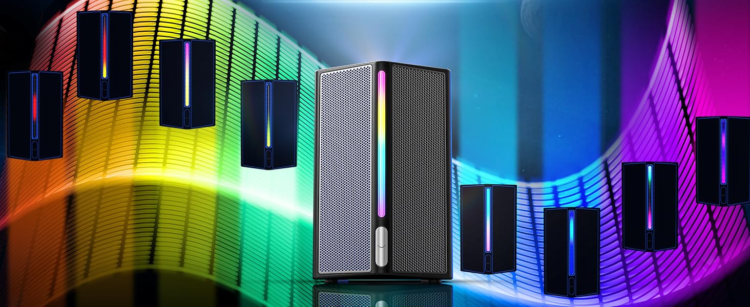 rgb lighting gaming speakers