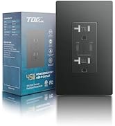 TOPELER GaN 45W USB Wall Outlet, 20 Amp Tamper-Resistant Receptacle with Power Delivery Type C Po...