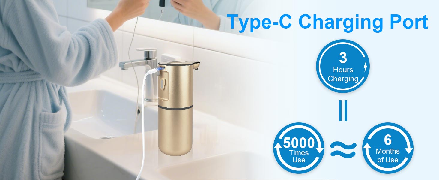 Touchless USB Rechargeable Smart Soap Dispenser