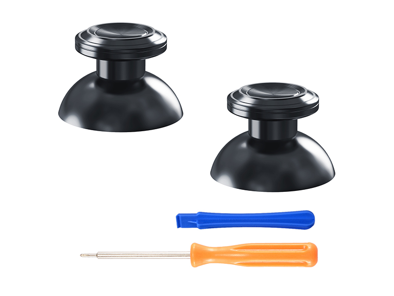 eXtremeRate Custom Metal Thumbsticks Replacement Aluminum Analog Stick for PS5 for PS4 Controller