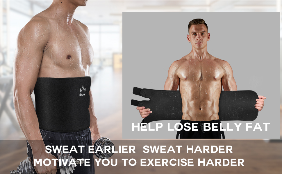 sweet sweat waist trimmer for men women