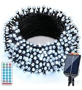 Wabarle Solar Christmas Lights Outdoor Waterproof,13 Modes 118Ft 300LED Solar Powered String Ligh...