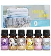 Clean Essential Oils Set, SoulOrigin Fragrance Oil Gift Set for Oil Diffusers, Scented Oils 6x10m...