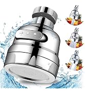 Sink Faucet Attachment, Movable Kithchen Faucet Head 360° Rotatable Faucet Sprayer Head Replaceme...