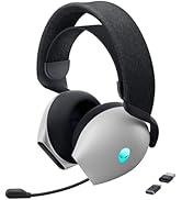 Alienware Tri-Mode Wireless Gaming Headset AW725H - Wired/Wireless, Bluetooth 5.3, Audio Output -...