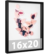 Califortree Large 16x20 Shadow Box Frame with Soft Linen Back - Jersey Frame Memory Display Case,...