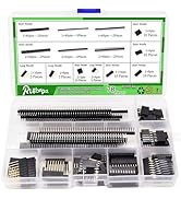 Ruibapa 78PCS 2.54mm Male and Female Pin Header Connector Assortment Kit Includes 9PCS Breakaway ...
