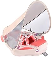 GENTEACO Newest Mambobaby Baby Swim Float with Canopy 3-24 Months Non-Inflatable Infant Floats fo...