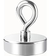 DIYMAG Super Strong Neodymium Fishing Magnets, 500 lbs(227 KG) Pulling Force Rare Earth Magnet wi...