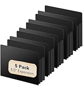 NORDUN Plastic Expanding File Pockets Extra Capacity,5 Pack File Pockets Letter Size, Heavy Duty ...