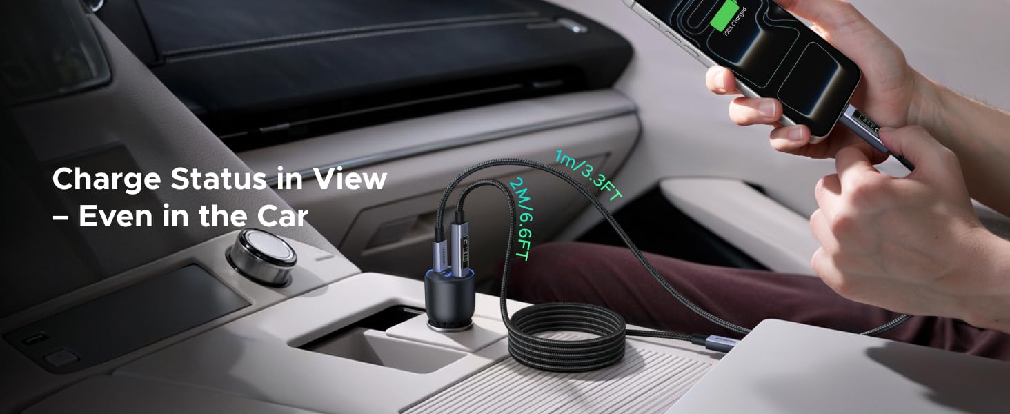 charge status in view- even in the car