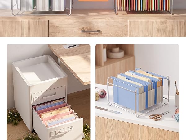 Wheat Straw Expanding Hanging File Folders