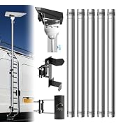 Starlink Mini Pole Mount, Lymorexan 8 Ft Starlink Mimi Mounting Kit with RV Ladder Mount, Removab...