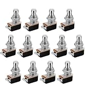 DaierTek 13pcs SPST Momentary Soft Touch Foot Switch Normally Open 2 PIN Stomp Box Push Button Fo...