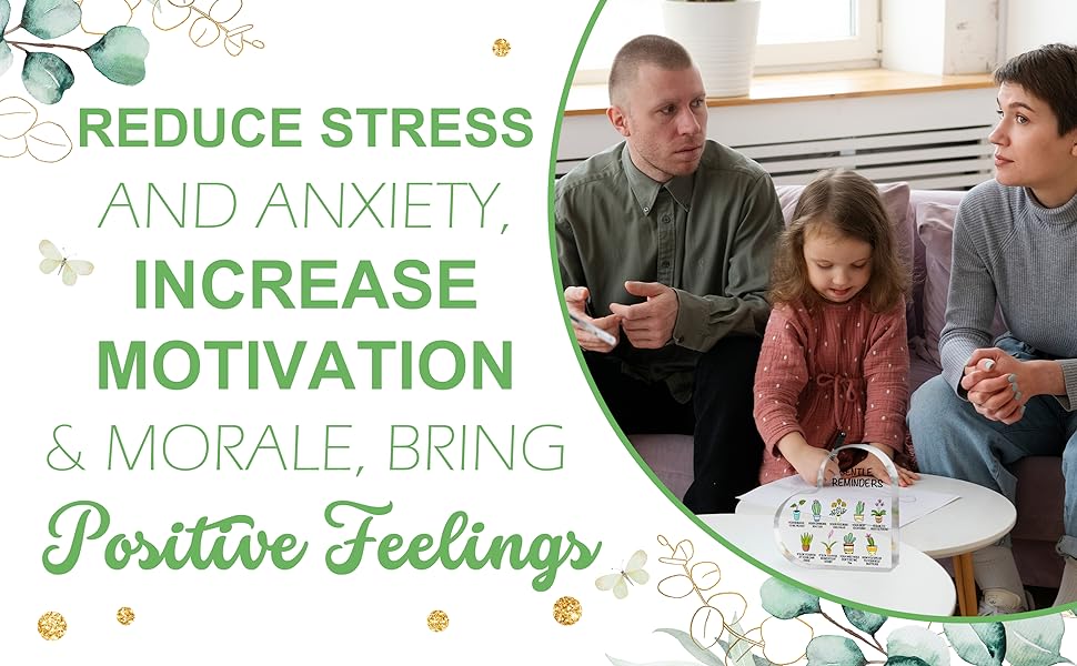 Gentle Reminders for Home Therapy Office School Counselling Office Mental Health Awareness Gifts