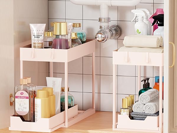 Simple Trending Under Sink Organizer 2 Pack