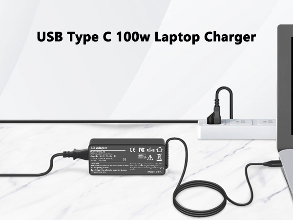 100W Universal USB C Laptop Charger