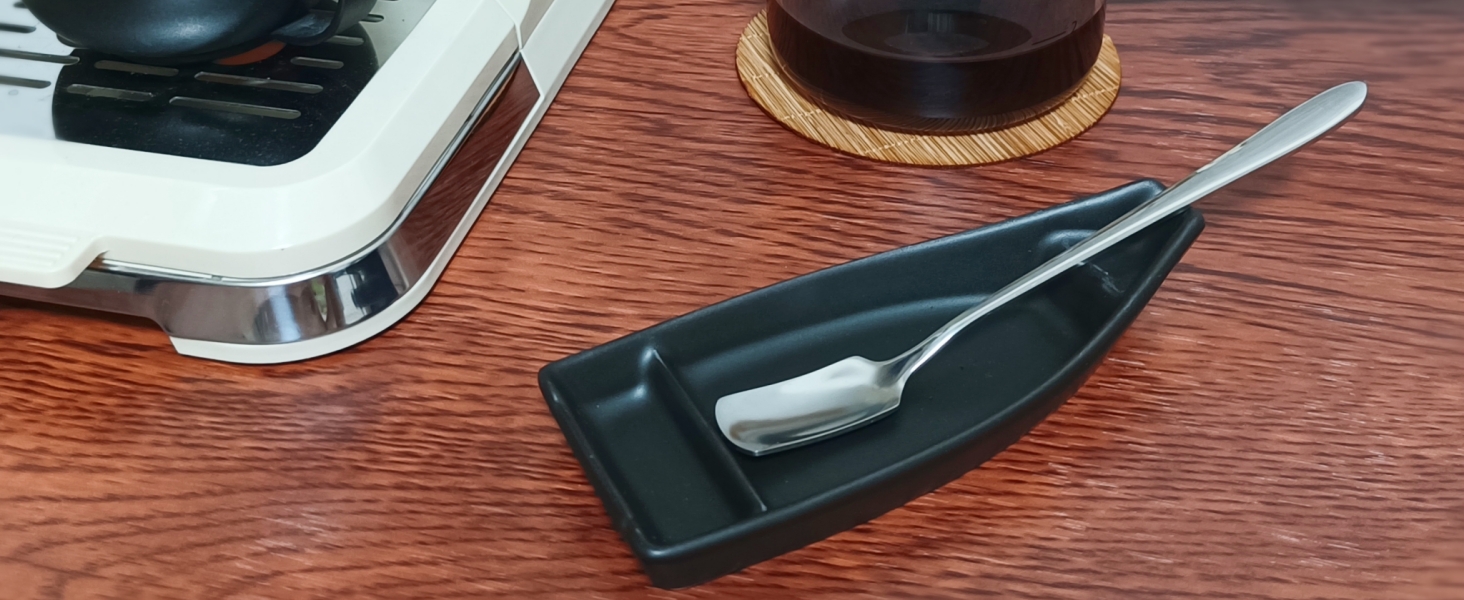 Coffee Spoon and Rest for Coffee Bar