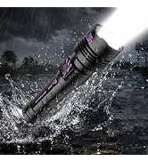 SKYFIRE Rechargeable Flashlight High Lumens, 5000 Bright LED Flashlights | 5 Modes Spotlight Flas...