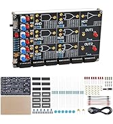 BANRIA DIY Logic Gate Circuit Soldering Kit–Basic Logic Gate Learning Kit with Interactive LED Si...