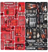 90 Pack Tool Box Organizer Tool Tray Dividers, Toolbox Drawer Organizers Storage Trays for Rollin...