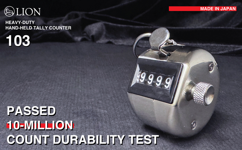 Lion Heavy-Duty Handheld Tally Counter 103