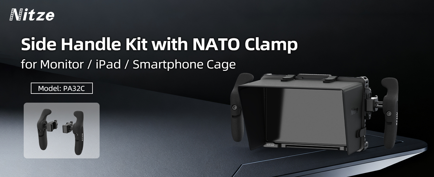 Nitze Side Handle Kit with NATO Clamp 1