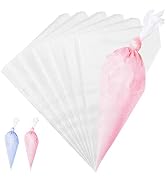 Meao 100 Pcs Large Thickened 24" Inch Disposable Cream Pastry Bags Icing Piping Bags Decorating B...