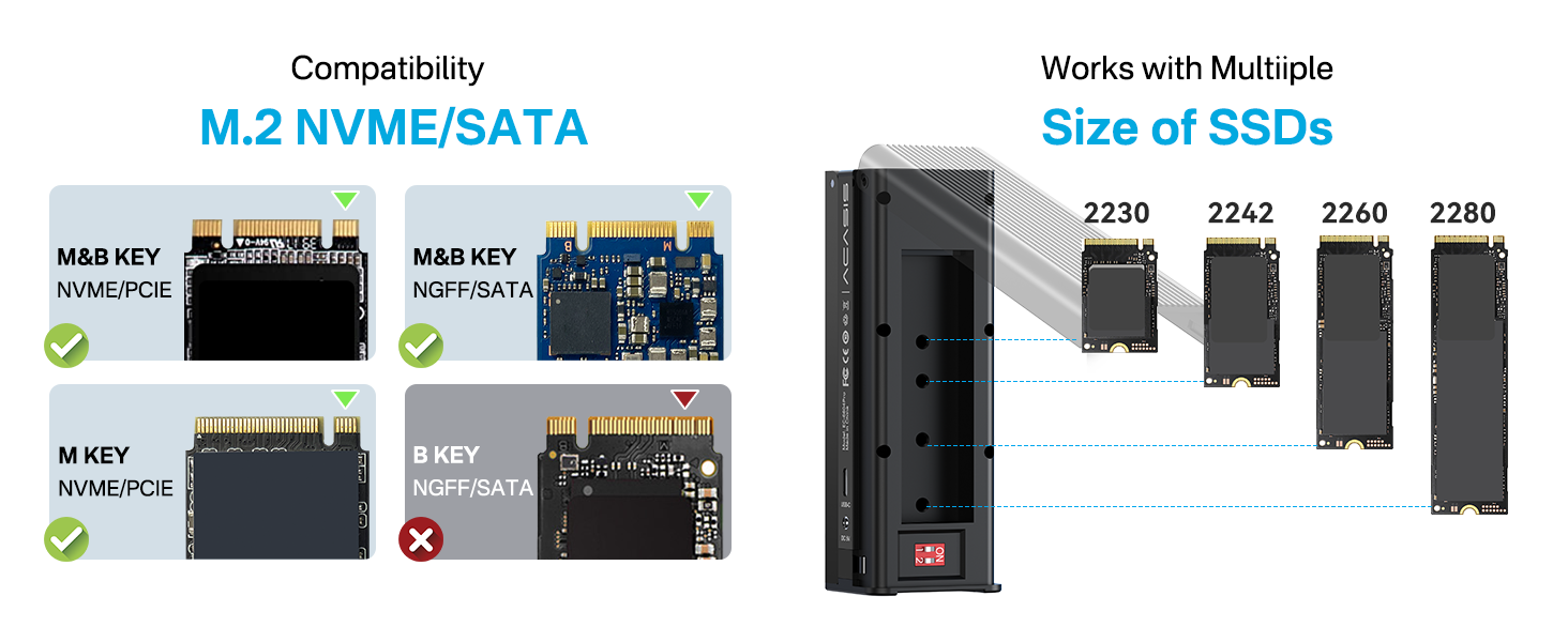M.2 NVMe SSD Cloner