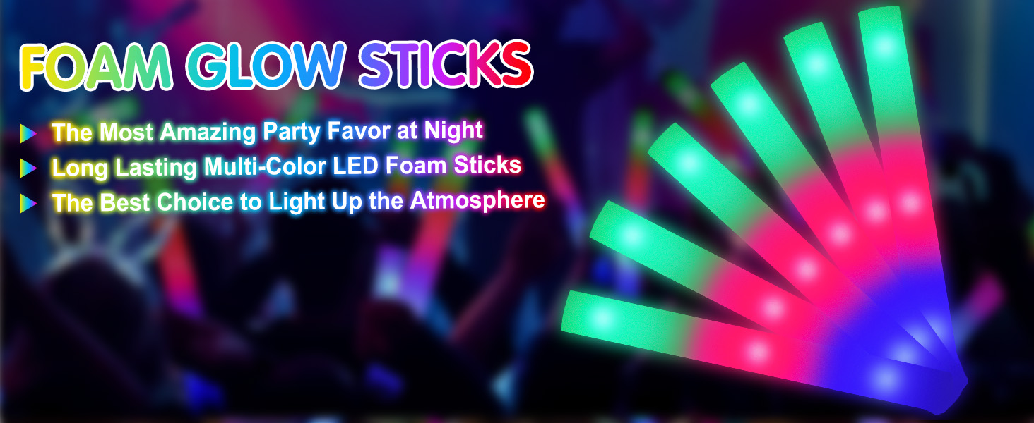 led foam sticks