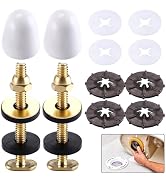 boeemi Toilet Bolts for Floor, 2 Pack Toilet Flange Bolts Seal Toilet Bowl to Flange, Toilet Wax ...