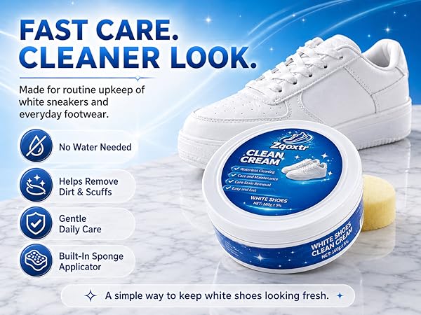 White Shoe Cleaner Cream
